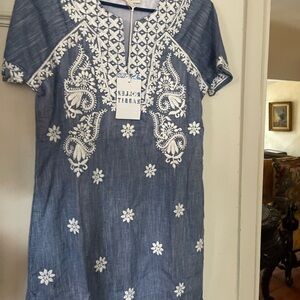 New w tags roller rabbit caftan dress